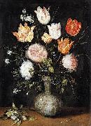 Jan Breughel Still-Life of Flowers Spain oil painting artist